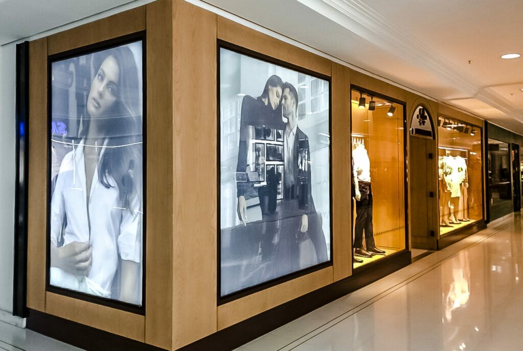 Tela tensionada preço para vitrine