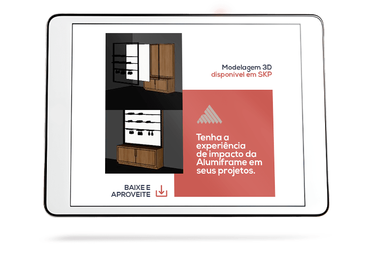Modelagem 3D Tela Tensionada arquivo SKP