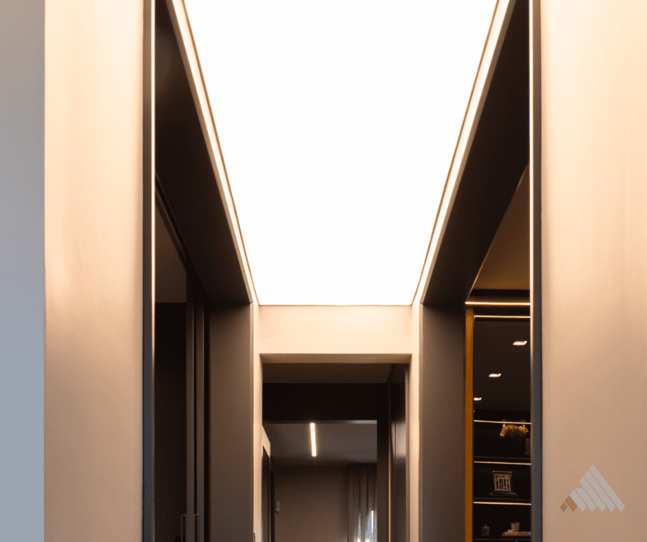 tela tensionada forro